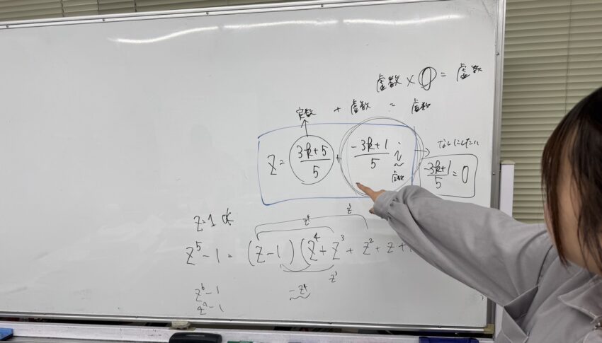 個別指導の様子