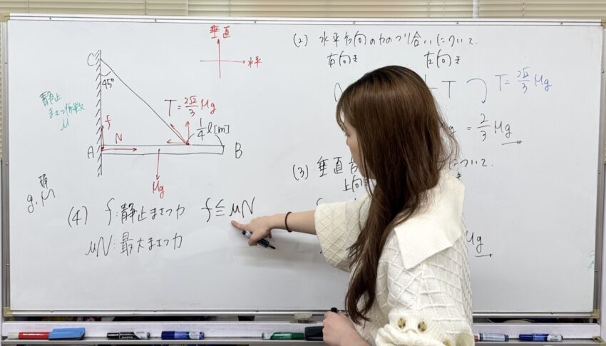 個別指導の様子
