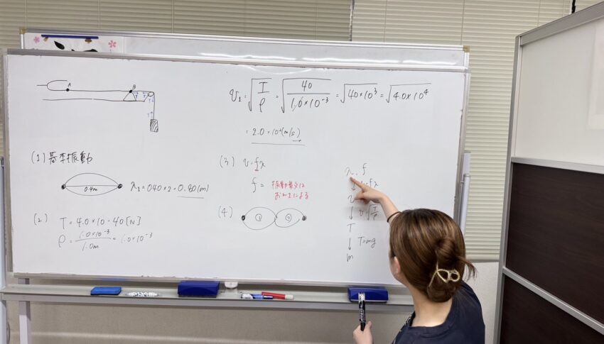 個別指導の様子